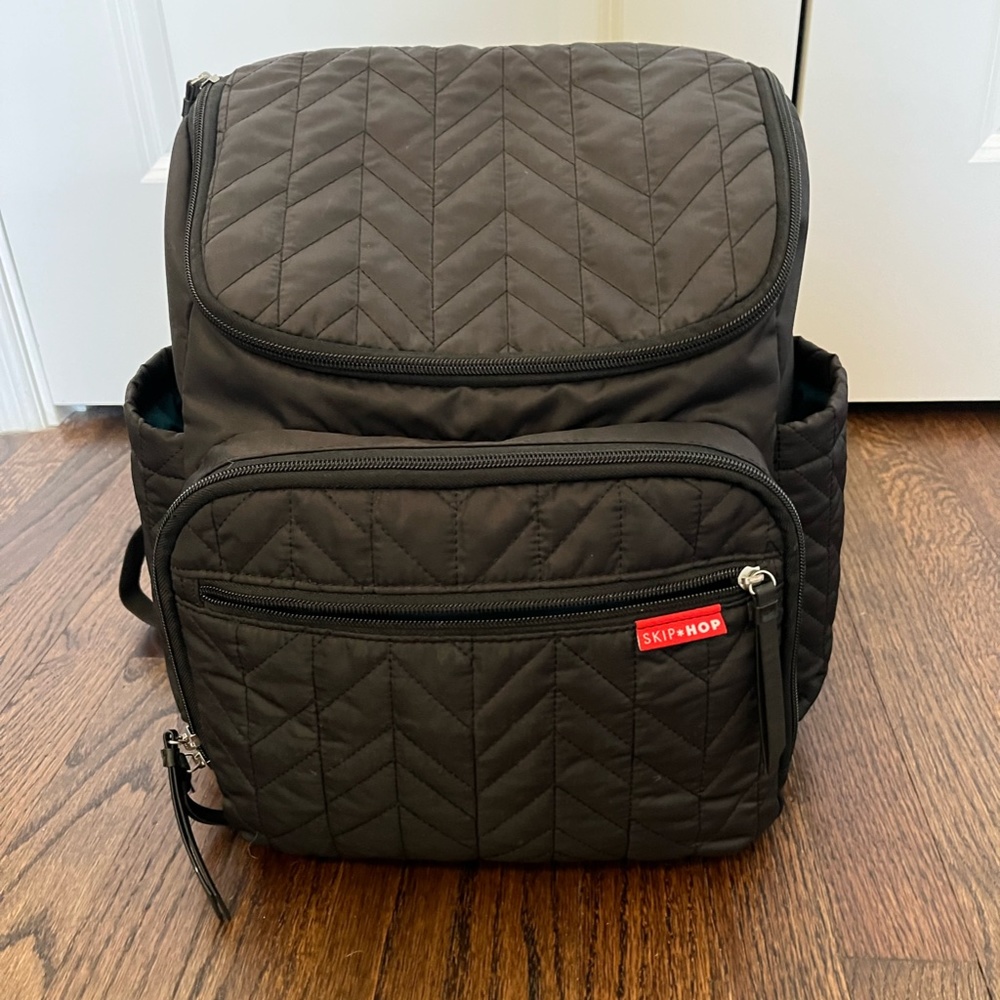 Skiphop Pro Forma diaper bag backpack, black